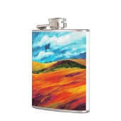 Flasques Les collines rouges jaunes (Gauche)