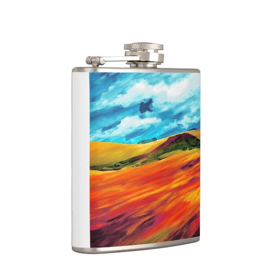 Flasques Les collines rouges jaunes (Droite)