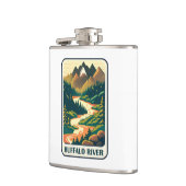 Flasques Les couleurs de la rivière Buffalo Arkansas (Gauche)