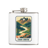 Flasques Les couleurs de l'Oregon de Fish Creek (Devant)