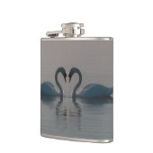 Flasques Les cygnes bleus doivent être amoureux (Gauche)