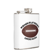 Flasques Les femmes jouent au rugby, regardent les filles (Droite)