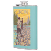 Flasques Les femmes pilotent la pêche - le Yukon, Alaska (Gauche)