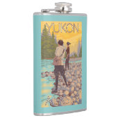 Flasques Les femmes pilotent la pêche - le Yukon, Alaska (Droite)