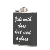 Flasques les filles avec la classe n'ont pas besoin d'un (Gauche)