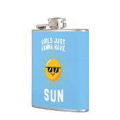 Flasques Les Filles Veux Juste Avoir Le Soleil (Gauche)