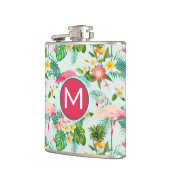 Flasques Les fleurs et les oiseaux tropicaux | ajoutent (Gauche)