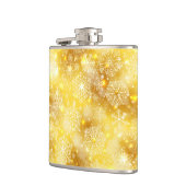 Flasques Les flocons de neige en or (Gauche)