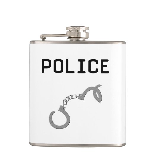 Flasques Les menottes de la police (Devant)