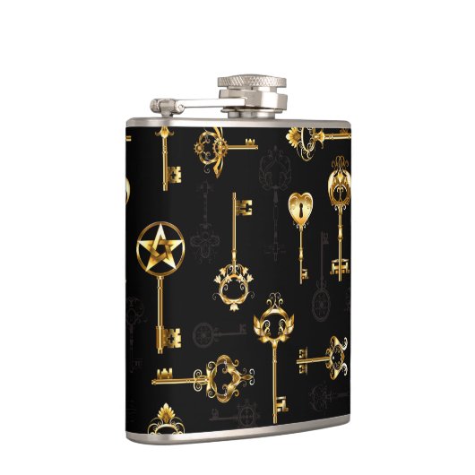 Flasques Les Patters de Seamless avec Golden Keys (Droite)