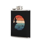 Flasques Les Pères Amusants De La Pêche Des Pieds-Bigfoot (Gauche)