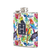 Flasques Les perroquets colorés d'aquarelle | ajoutent (Gauche)