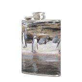 Flasques Les pingouins sur les rochers (Gauche)