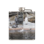 Flasques Les pingouins sur les rochers (Dos)