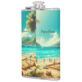 Flasques Les plages sont des paradis sereins (Gauche)