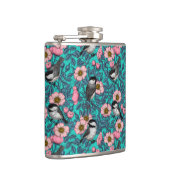 Flasques Les poulets dans la nature rose, rose et bleu (Droite)