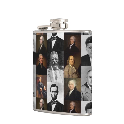 Flasques Les présidents américains Plus Hamilton et Frankli (Gauche)