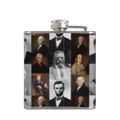 Flasques Les présidents américains Plus Hamilton et Frankli (Dos)