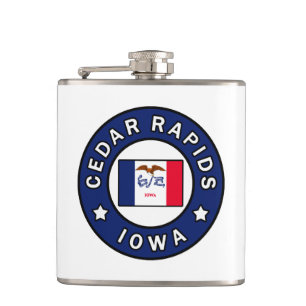 Flasques Les rapides de cèdre Iowa