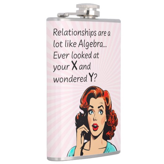 Flasques Les relations sont comme Algebra Funny Quip (Droite)