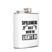 Flasques Les Spelunkers Le Font Avec Les Lumières Sur (Droite)