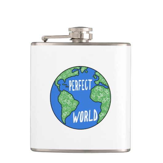 Flasques Les Vélos Font Un Monde Parfait (Devant)