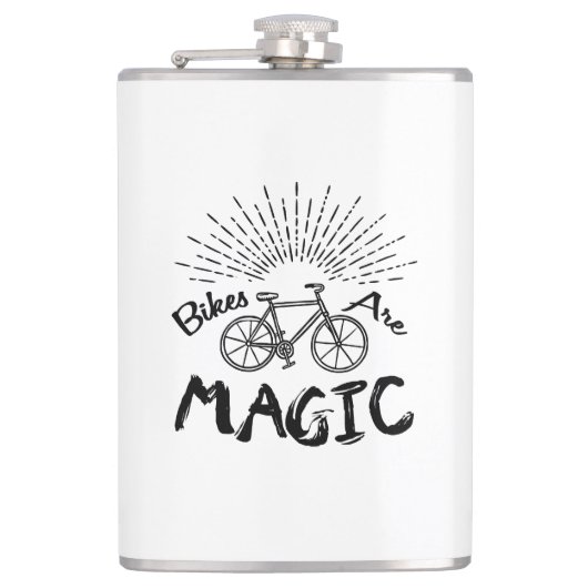 Flasques Les vélos sont magiques (Devant)