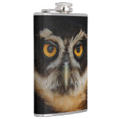 Flasques Les yeux dorés d'une chouette spectaculaire (Droite)