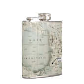 FLASQUES L'ESPACE : LUNE MAP, 1972 (Droite)