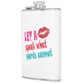 Flasques Let a kiss speak what words cannotT-Shirt (Gauche)