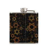 Flasques L'étoile artistique de David thème de Hanukkah de (Dos)
