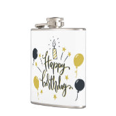 Flasques Lettrage de joyeux anniversaire (Gauche)