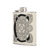 Flasques Lettre C Vintage Monogramme de noeud celtique (Gauche)