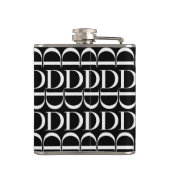 Flasques Lettre initiale D monogramme (Dos)