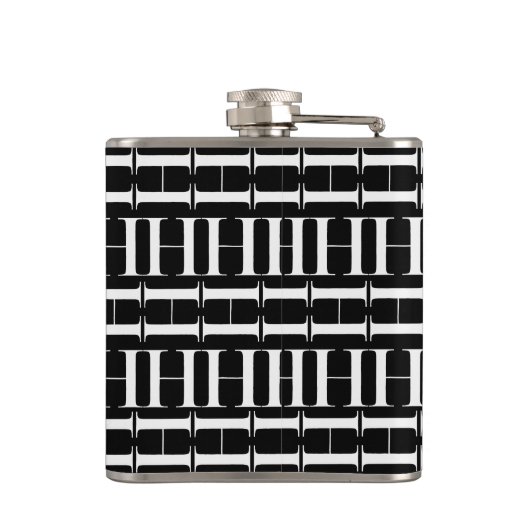 Flasques Lettre initiale H monogramme (Dos)