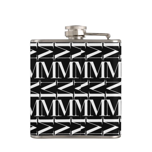 Flasques Lettre initiale M (Dos)