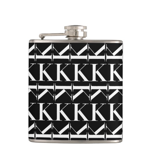 Flasques Lettre initiale monogramme K (Devant)