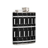 Flasques Lettre initiale monogramme L (Droite)