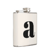 Flasques Lettre Initiale Monogramme Moderne Mariage Gras Bl (Droite)