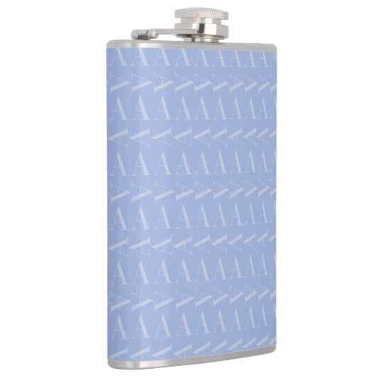 Flasques LETTRE INITIALE MONOGRAPHIQUE A Bleu (Droite)