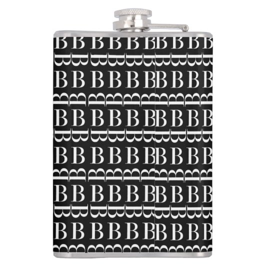 FLASQUES LETTRE INITIALE MONOGRAPHIQUE B (Dos)