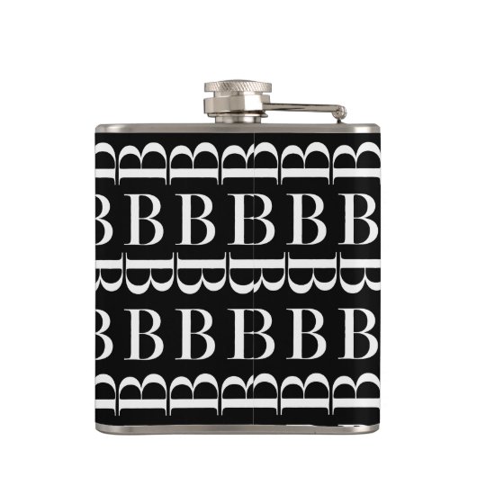 FLASQUES LETTRE INITIALE MONOGRAPHIQUE B (Dos)