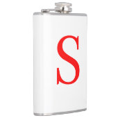 FLASQUES LETTRE INITIALE ROUGE ET BLANCHE MINUSCULE MONOMOB (Droite)