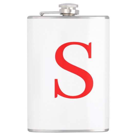 FLASQUES LETTRE INITIALE ROUGE ET BLANCHE MINUSCULE MONOMOB (Devant)
