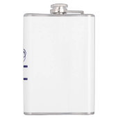 Flasques Lettre Monogramme Fancy Split "L" personnalisable (Dos)
