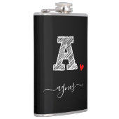 FLASQUES LETTRE MONOGRAPHIQUE A RÉTROÉTIQUE, FLÂNE (Droite)