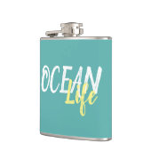 Flasques lettres OCEAN LIFE nautique | (Gauche)