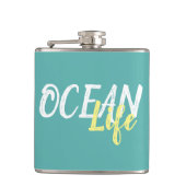 Flasques lettres OCEAN LIFE nautique | (Devant)