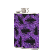 Flasques Lèvres à Parties scintillant violette #2 (Gauche)