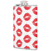 Flasques Lèvres Rouges, Rouge À Lèvres, Baiser, Motif Des L (Gauche)